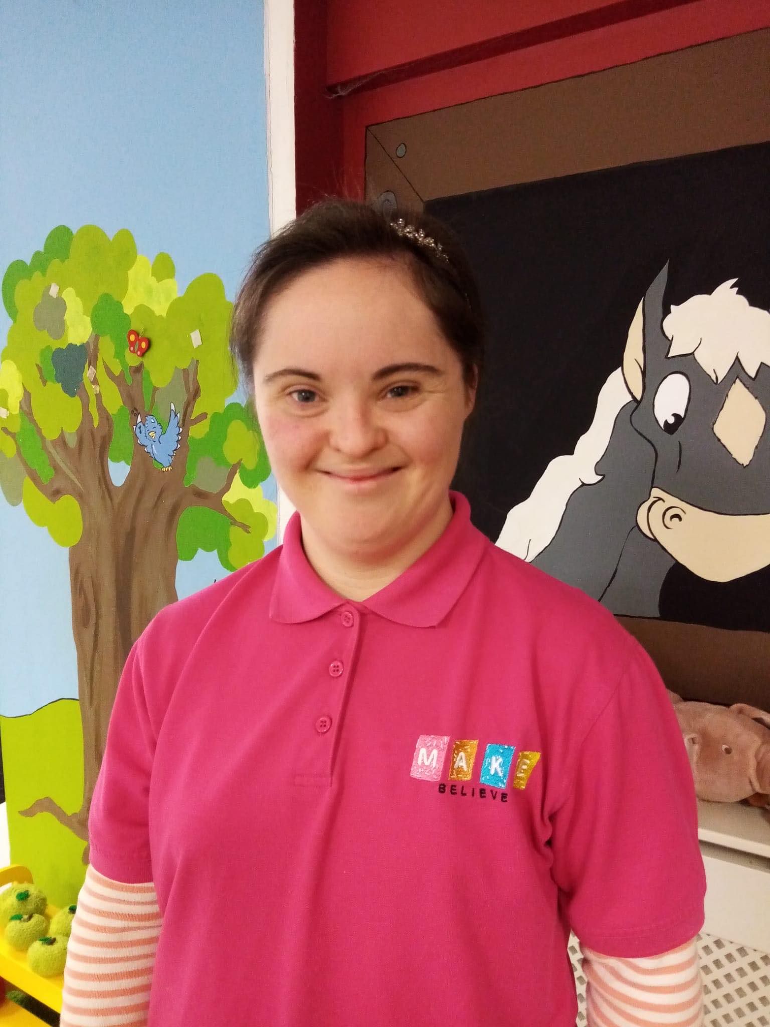 Volunteer Helen in Make Believe